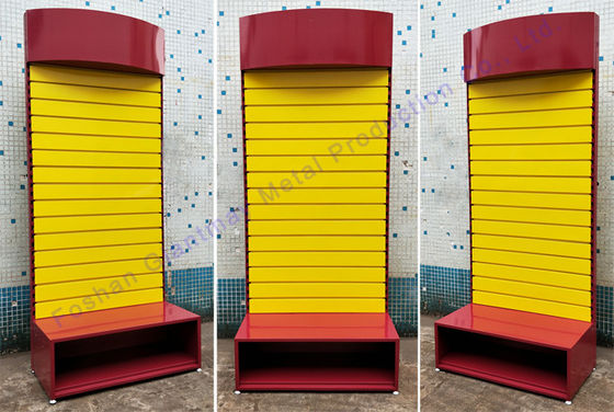 El estante de Slatwall del soporte de la tienda para los productos siembra el estante de exhibición