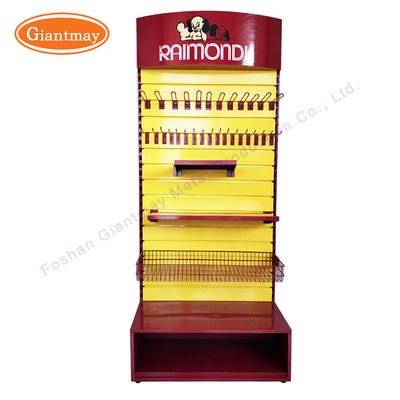 El estante de Slatwall del soporte de la tienda para los productos siembra el estante de exhibición