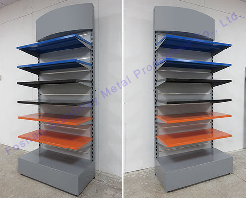 Los cosméticos suelan la exhibición cosmética Slatwall de la tienda del soporte