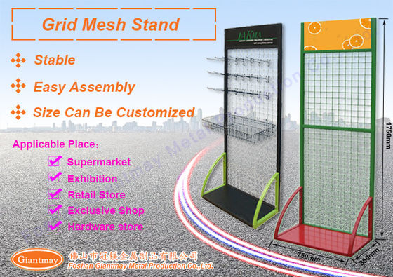 La ejecución de la tienda al por menor engancha el soporte de exhibición del alambre del estante del caramelo