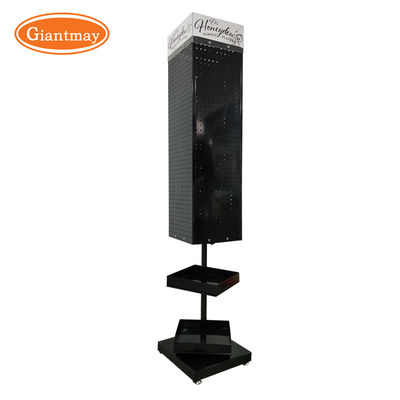 Soporte de exhibición giratorio con pilas del estante de la joyería del brazalete