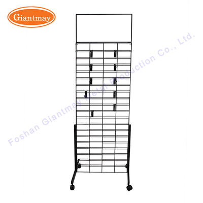 Estante de exhibición del soporte del sombrero para el metal Mesh Shelves de la tienda al por menor